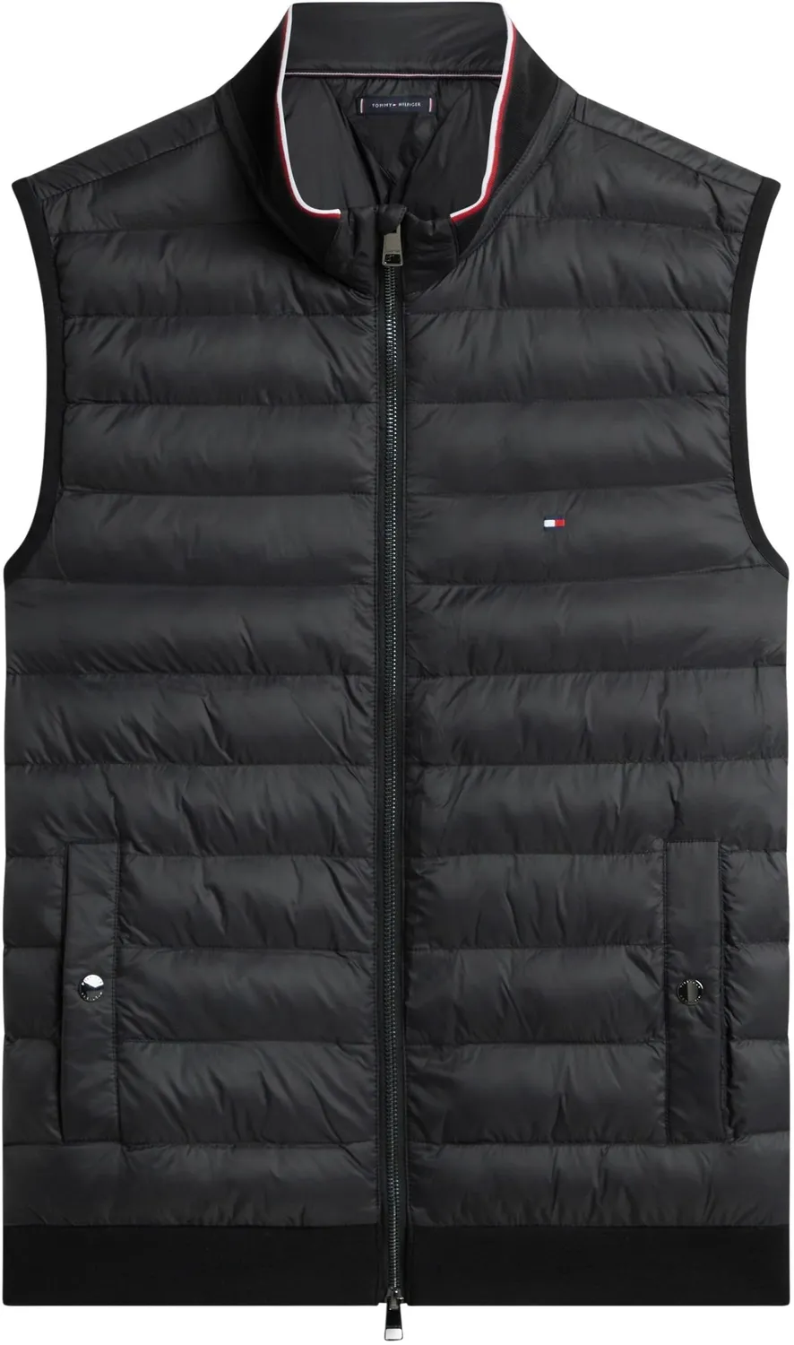 Tommy Hilfiger Mix Media Ess RWB Vest Felpa L nero