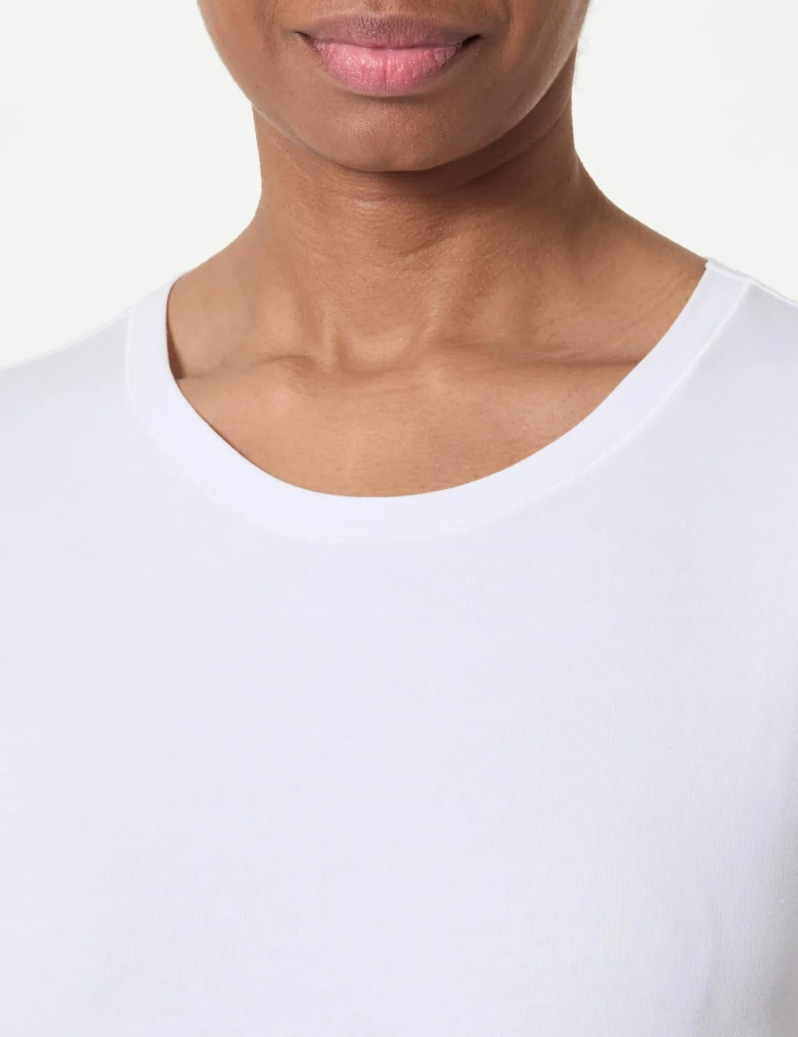 Tommy Hilfiger t-shirt donna scollo rotondo M confezione 2 pezzi