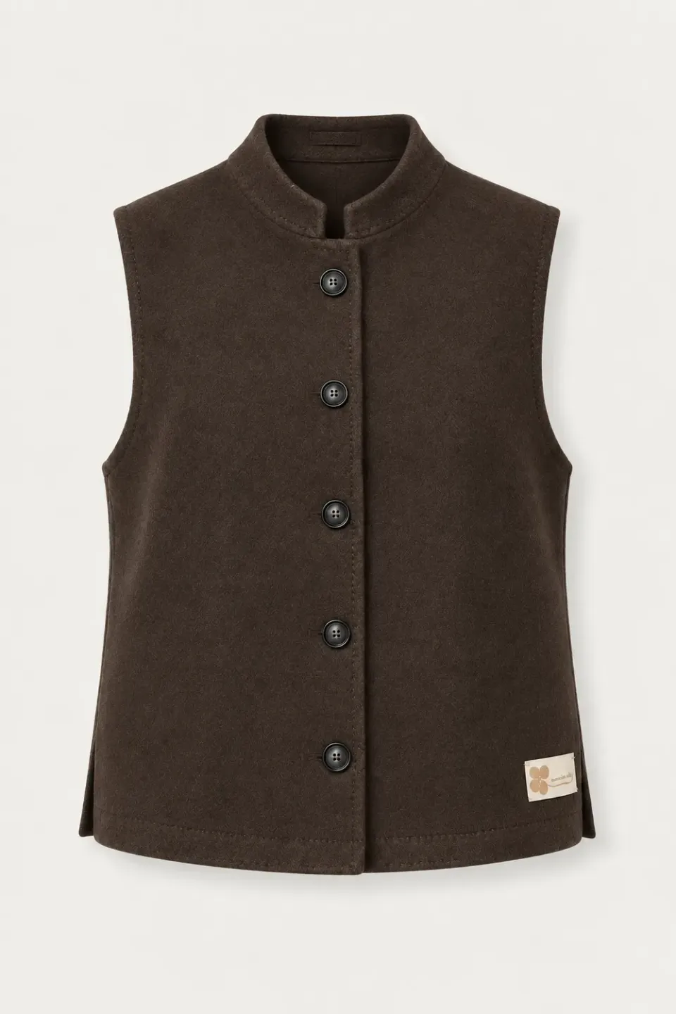 Massimo Alba Manipur gilet donna Brown lana seta