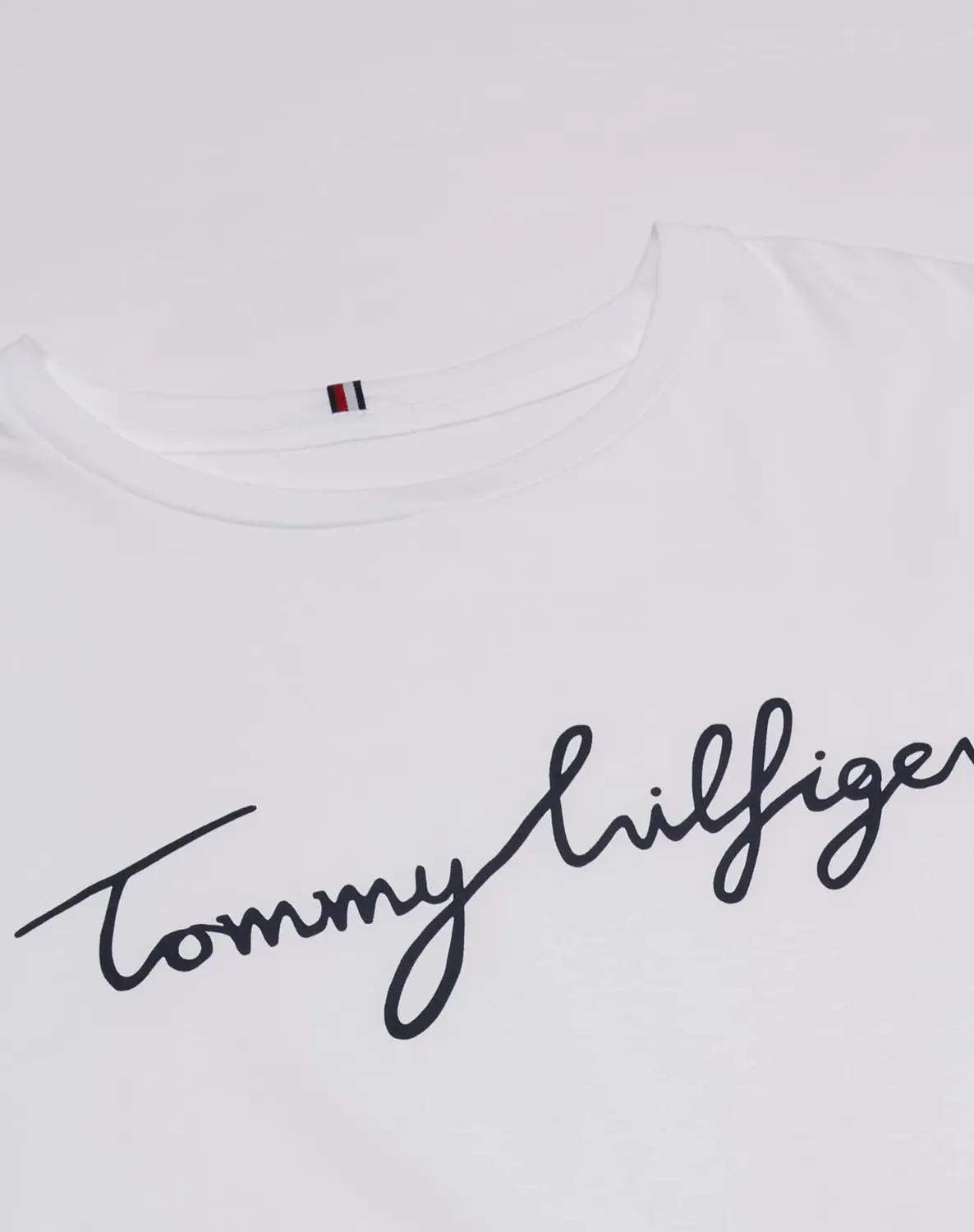 Tommy Hilfiger t-shirt donna scollo rotondo cotone