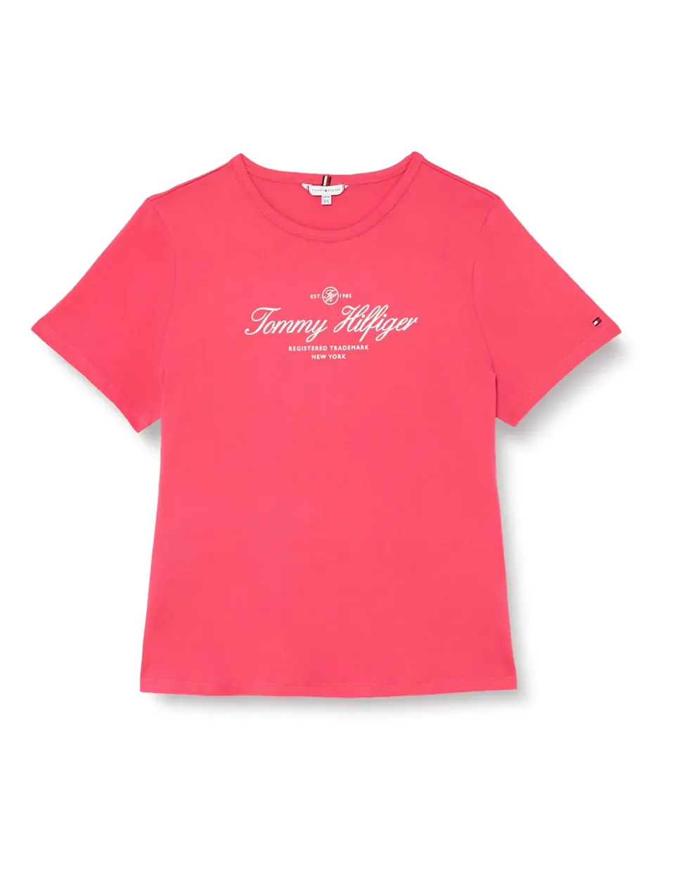 Tommy Hilfiger t-shirt donna scollo rotondo maniche corte cotone