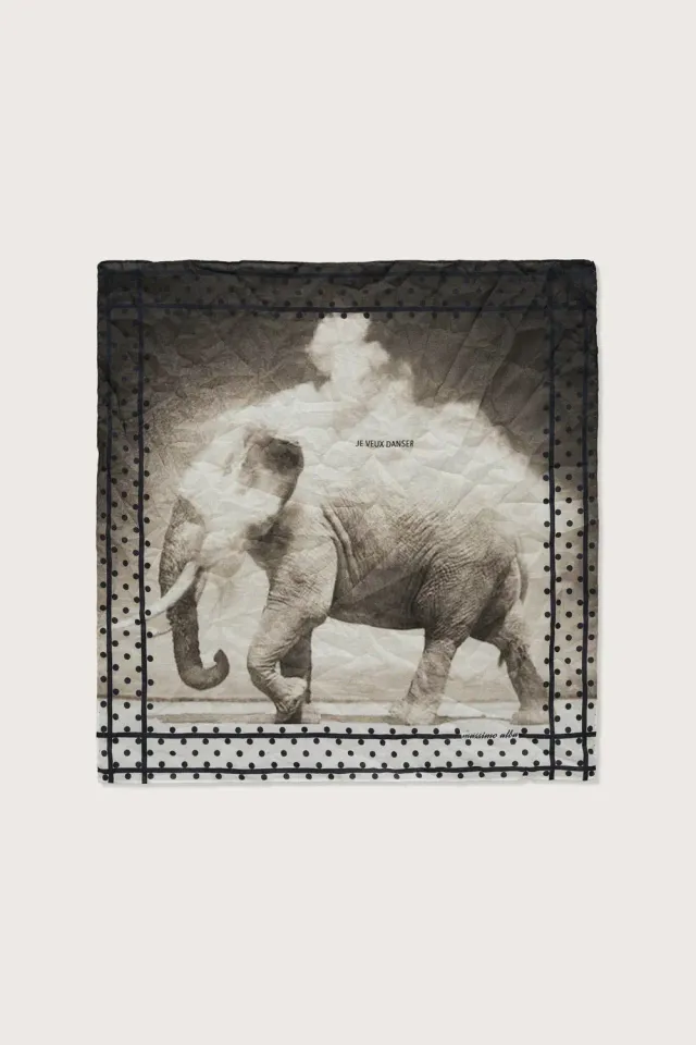 Massimo Alba Hanky1 fazzoletto cotone nero