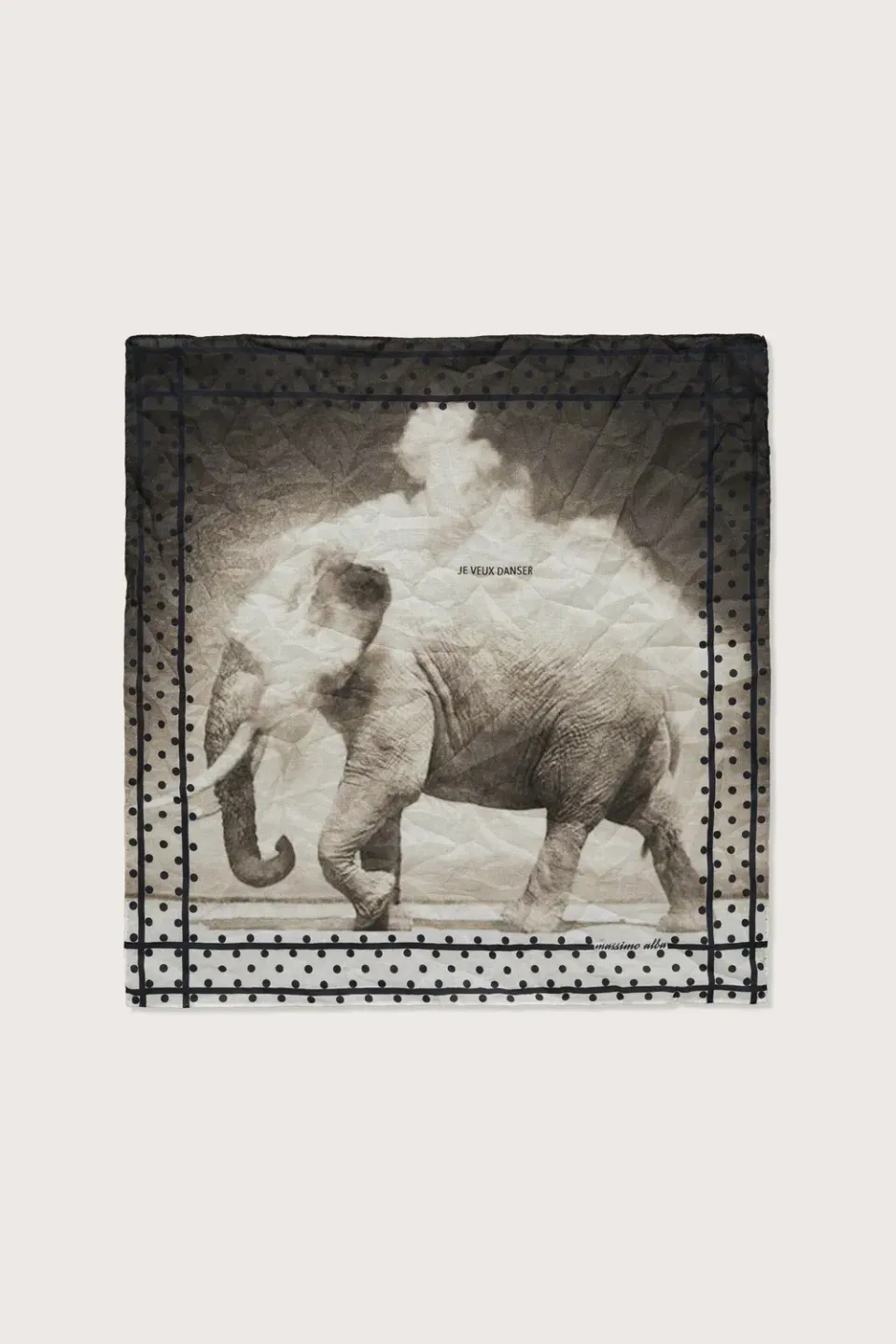 Massimo Alba Hanky1 fazzoletto cotone nero