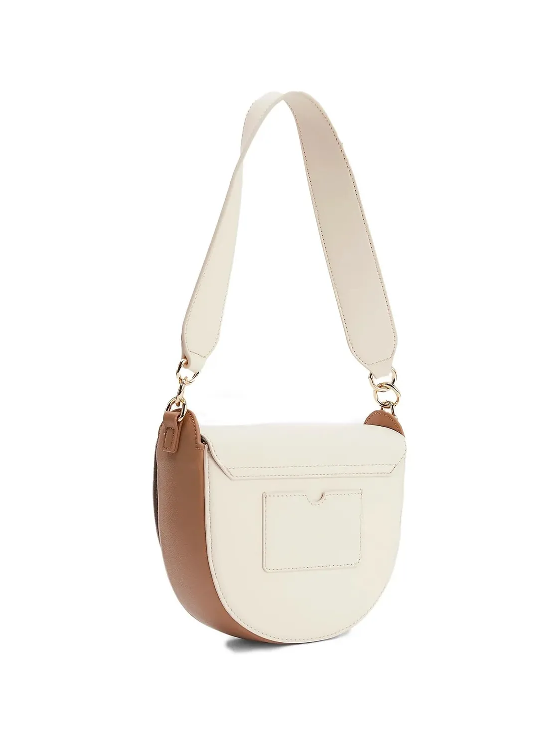 Tommy Hilfiger Life Saddle borsa hobo donna piccola avorio