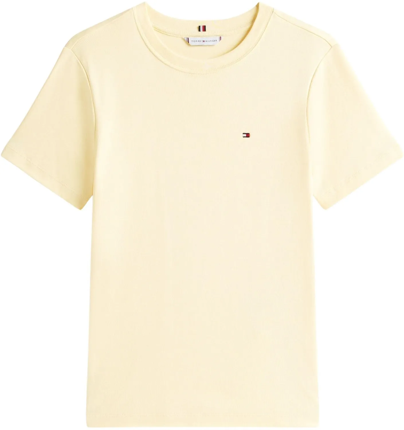 Tommy Hilfiger New Slim Cody t-shirt donna gialla S girocollo