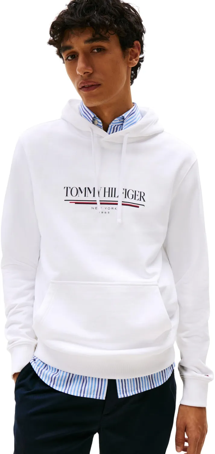 Tommy Hilfiger Brand Love Felpa con Cappuccio Uomo Cotone