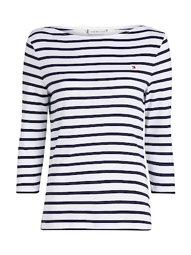 Tommy Hilfiger Basic maglia maniche lunghe donna cotone