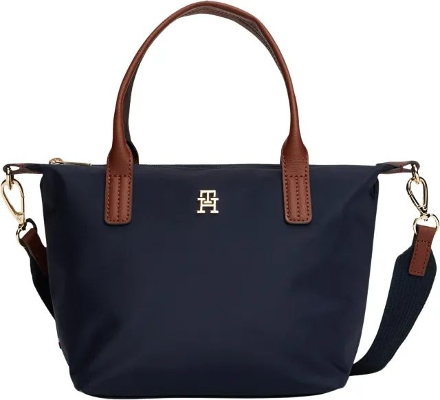 Tommy Hilfiger Popette AW0AW17709 borsa tote blu sintetico