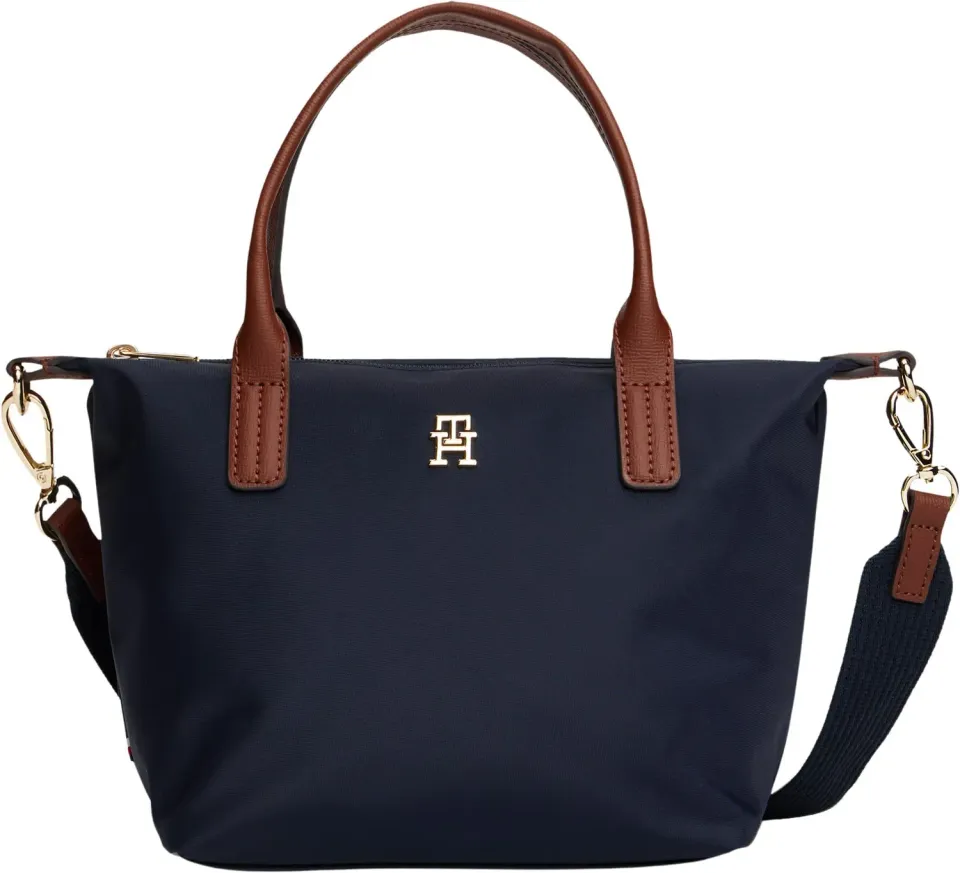 Tommy Hilfiger Popette AW0AW17709 borsa tote blu sintetico