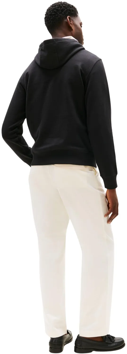 Tommy Hilfiger Ithaca Flag Felpa Cappuccio Uomo L Nera Cotone