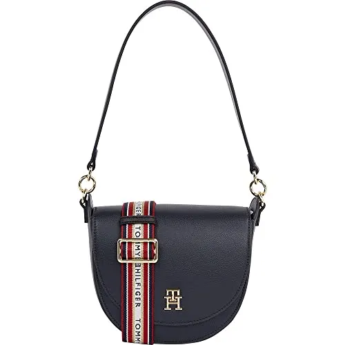 Tommy Hilfiger Tommy Life Saddle Bag borsa tracolla piccola space blue