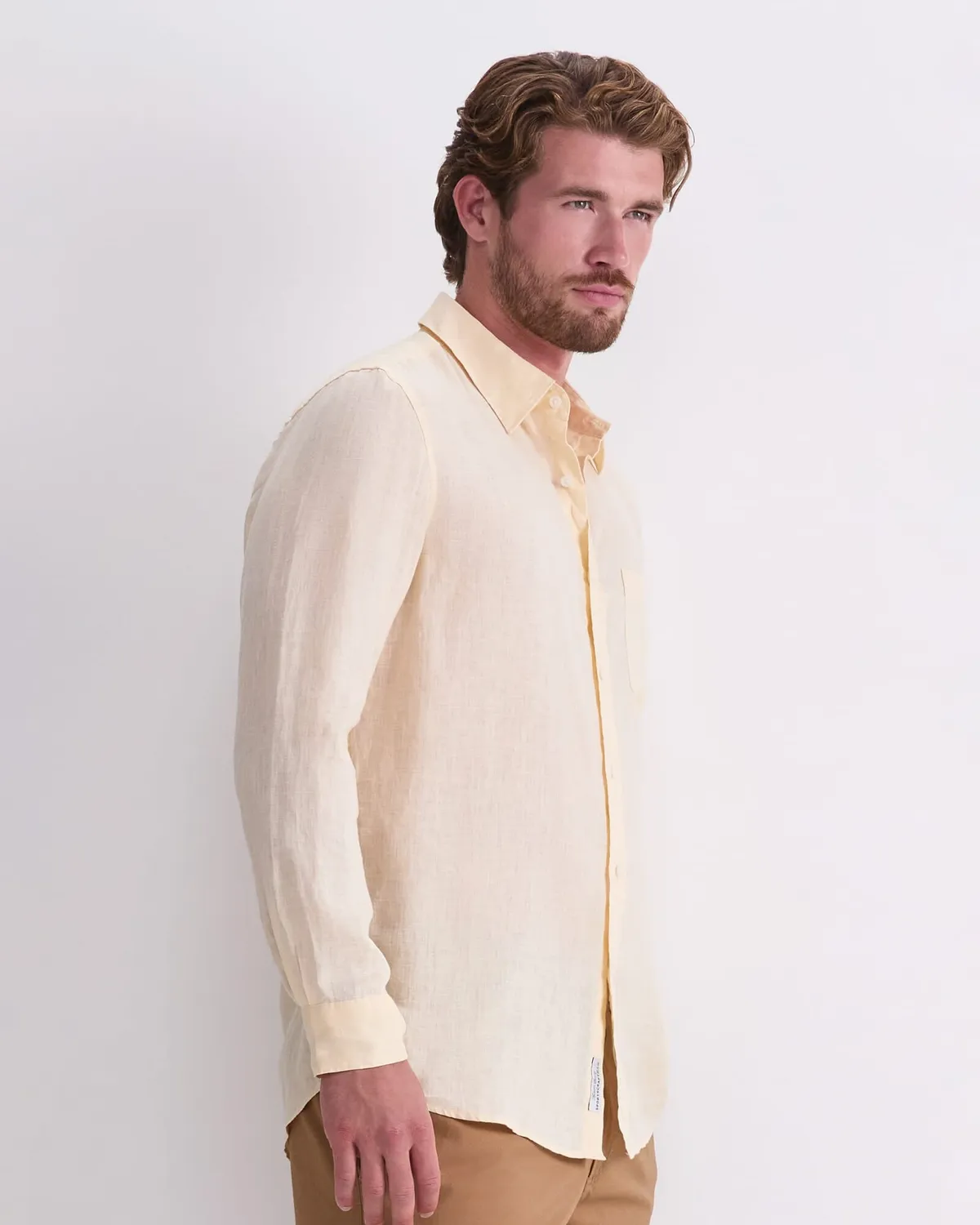Sportscraft camicia lino manica lunga regular fit