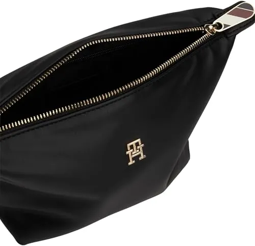 Tommy Hilfiger Poppy Reform Washbag beauty case nero lucido