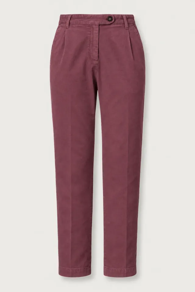 Massimo Alba Melu70 pantaloni gabardina rosa