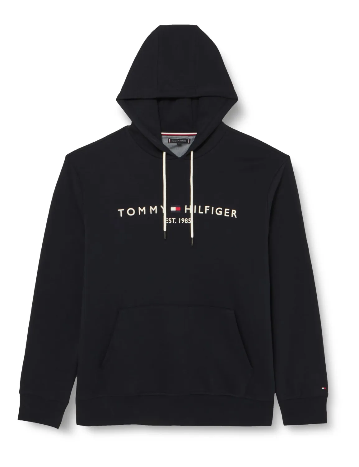 Tommy Hilfiger felpa uomo con cappuccio blu desert sky