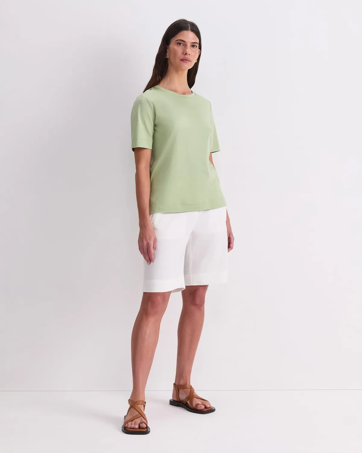 Sportscraft Mercerised Cotton maglietta cotone girocollo