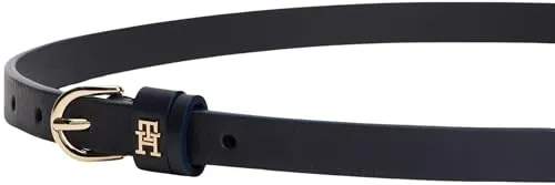 Tommy Hilfiger Essential cintura donna pelle blu 1,5 cm