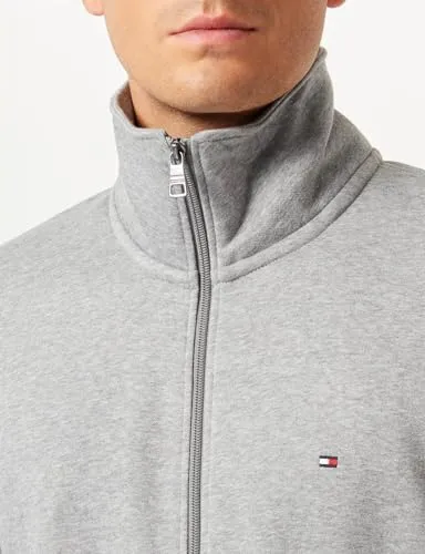 Tommy Hilfiger Flag Logo MW0MW34270 felpa zip uomo cotone