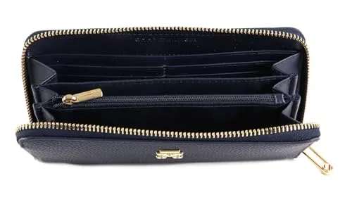 Tommy Hilfiger TH Emblem Large portafoglio donna blu