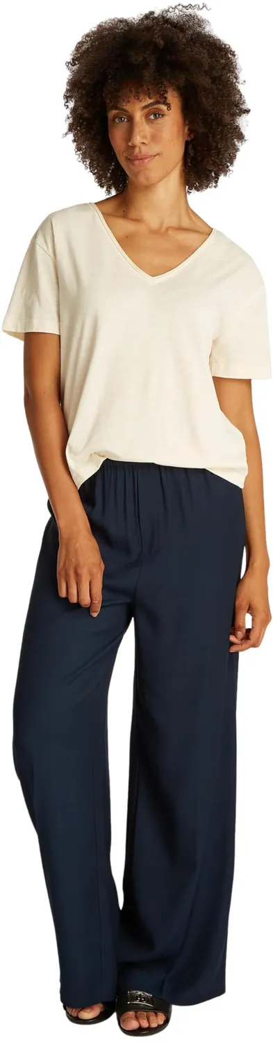 Tommy Hilfiger scollo a V t-shirt maniche corte M