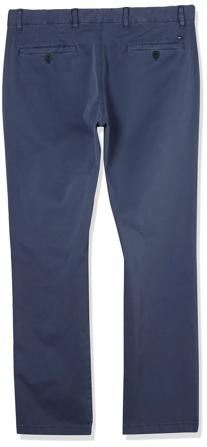 Tommy Hilfiger Denton TH Flex pantaloni chino blu 30W/34L elasticizzati