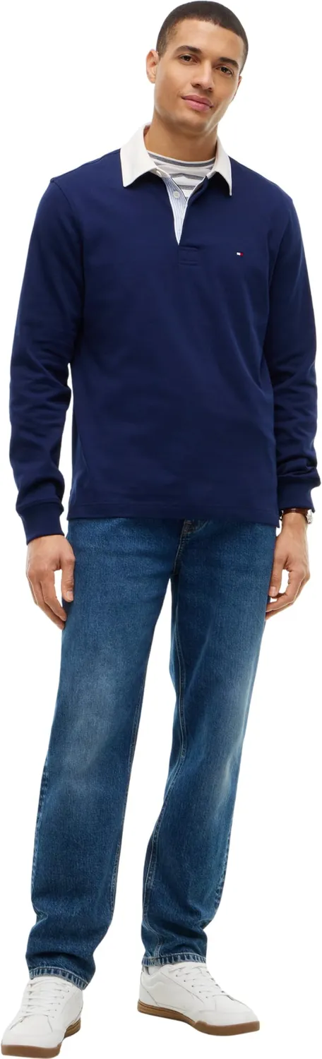 Tommy Hilfiger Essential Solid Rugby MW0MW44969 felpa uomo M