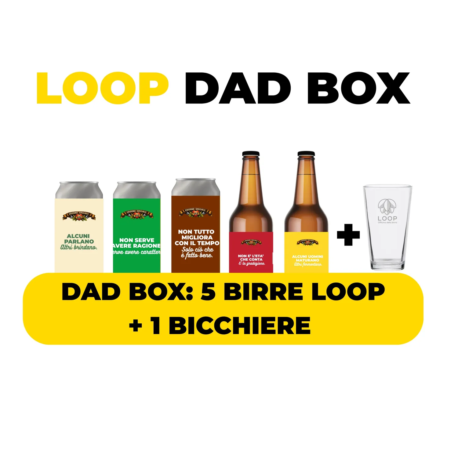 Loop Dad Box Pack 6 Birre Regalo Papà