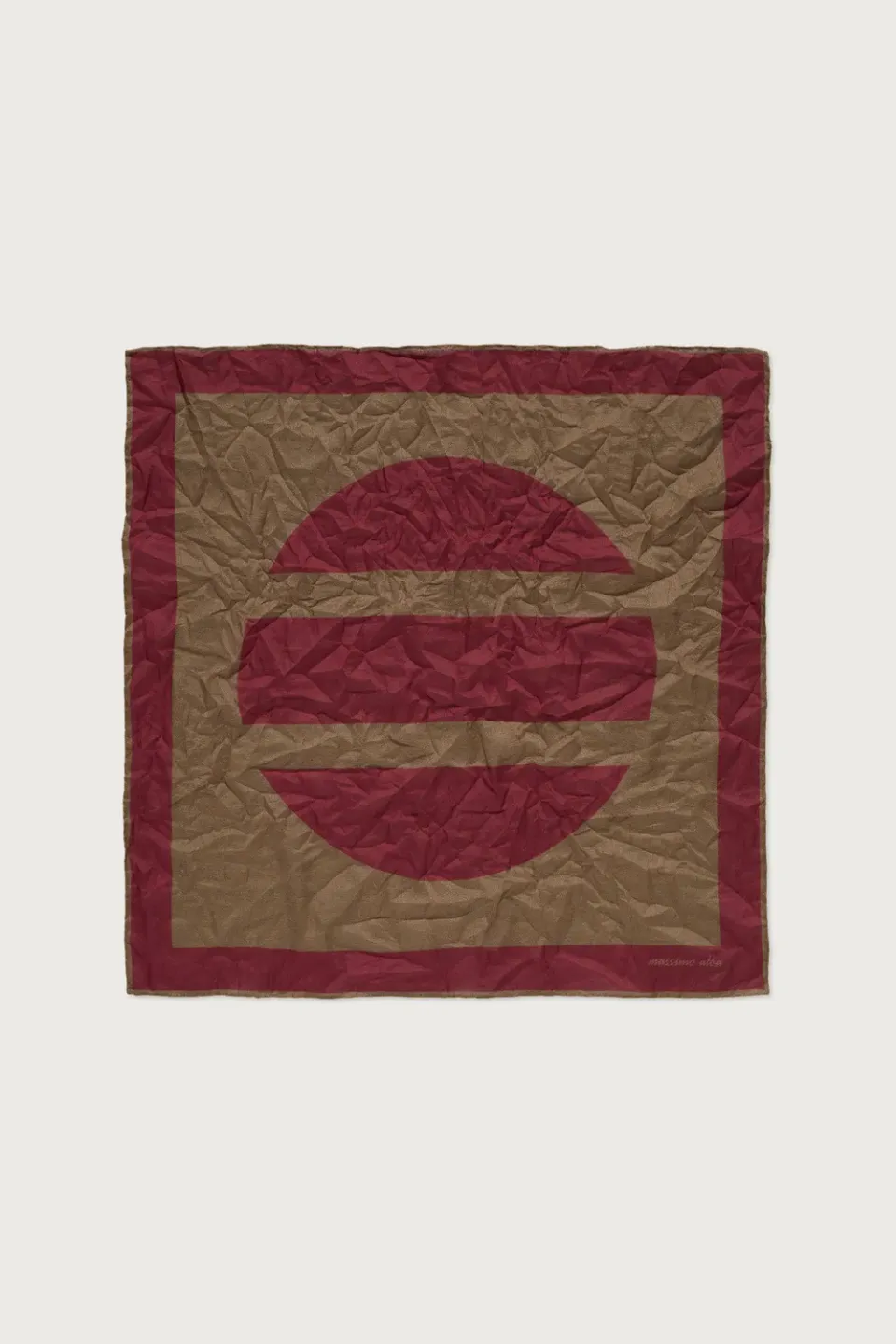Massimo Alba Hanky1 fazzoletto cotone ribes geometrico