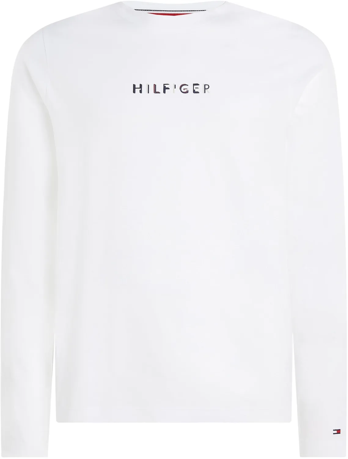 Tommy Hilfiger RWB Hilfiger maglietta uomo M manica lunga bianca