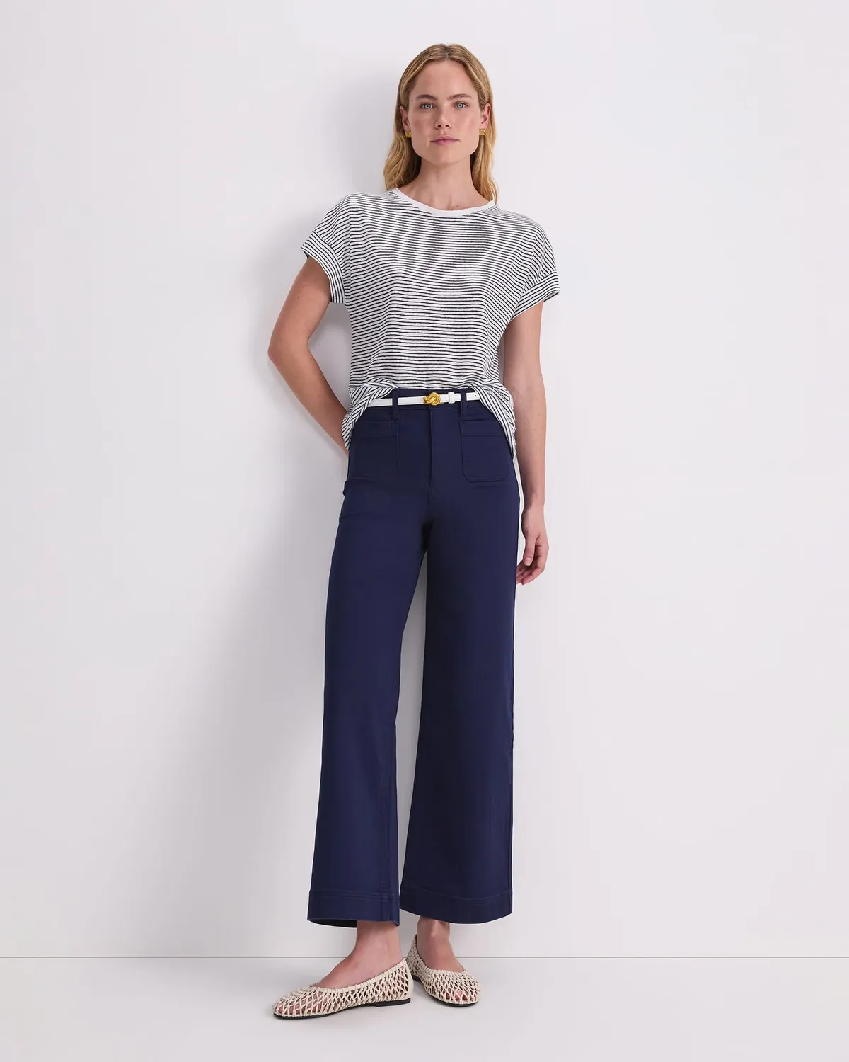 Sportscraft Tonia Crew Neck Linen Tee maglietta lino donna