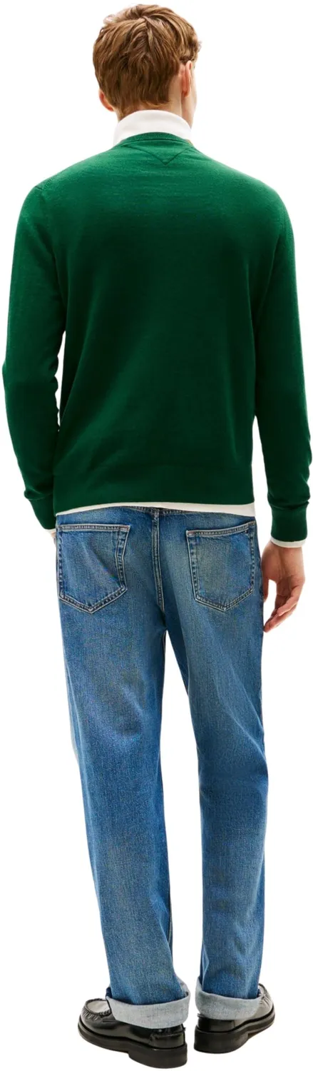 Tommy Hilfiger Essential Cotton Maglione Verde XXL