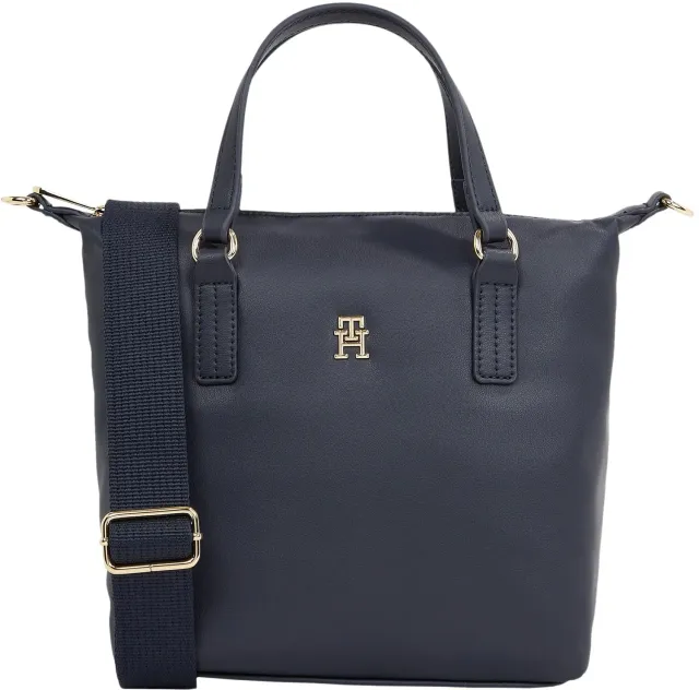 Tommy Hilfiger Poppy Reform tote donna piccola blu Space Blue