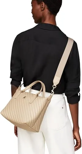 Tommy Hilfiger Poppy Reform Piccola Borsa Tote Beige