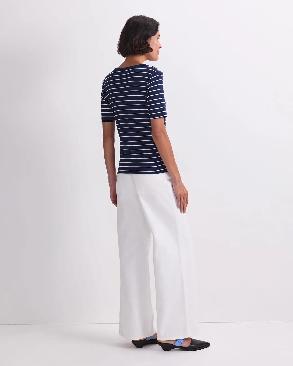 Sportscraft Heidi 120854 t-shirt righe cotone donna