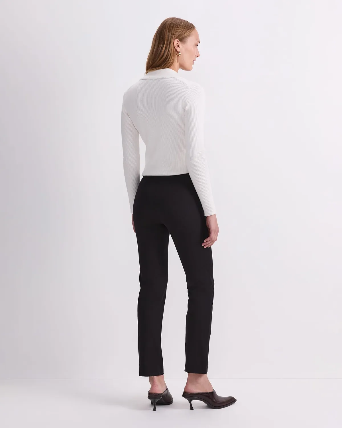Sportscraft Felicity Flat Front pantaloni donna slim