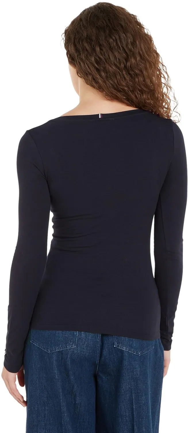 Tommy Hilfiger Slim Modern Basic maglia donna maniche lunghe