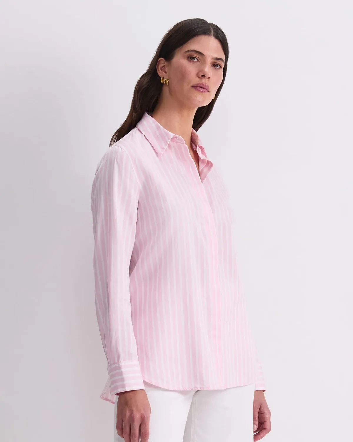 Sportscraft Hannah Stripe camicia donna cotone seta