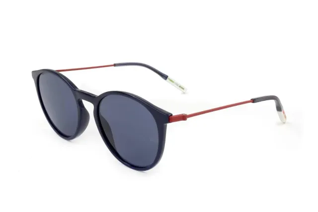 Tommy Hilfiger TJ 0057/S occhiali da sole unisex blu rosso