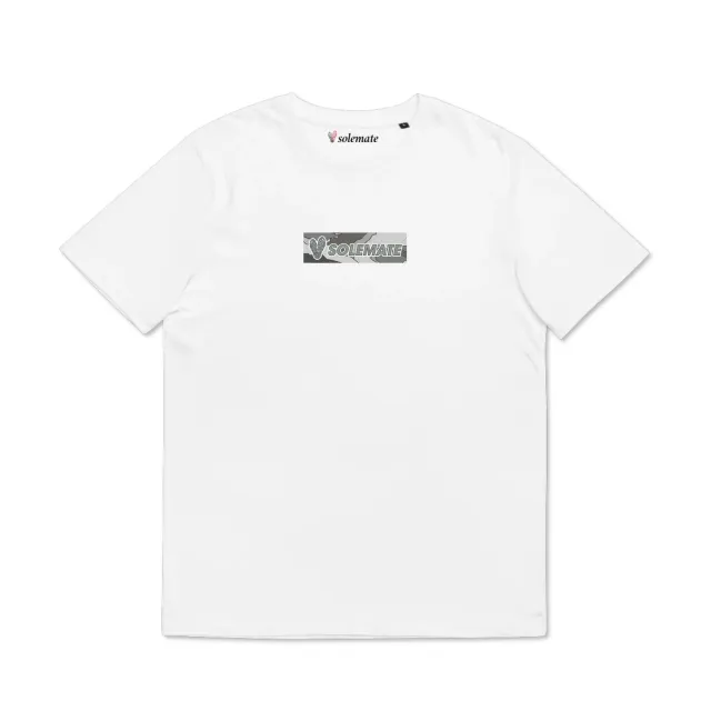 Solemate Protection Box Logo t-shirt bianca cotone organico