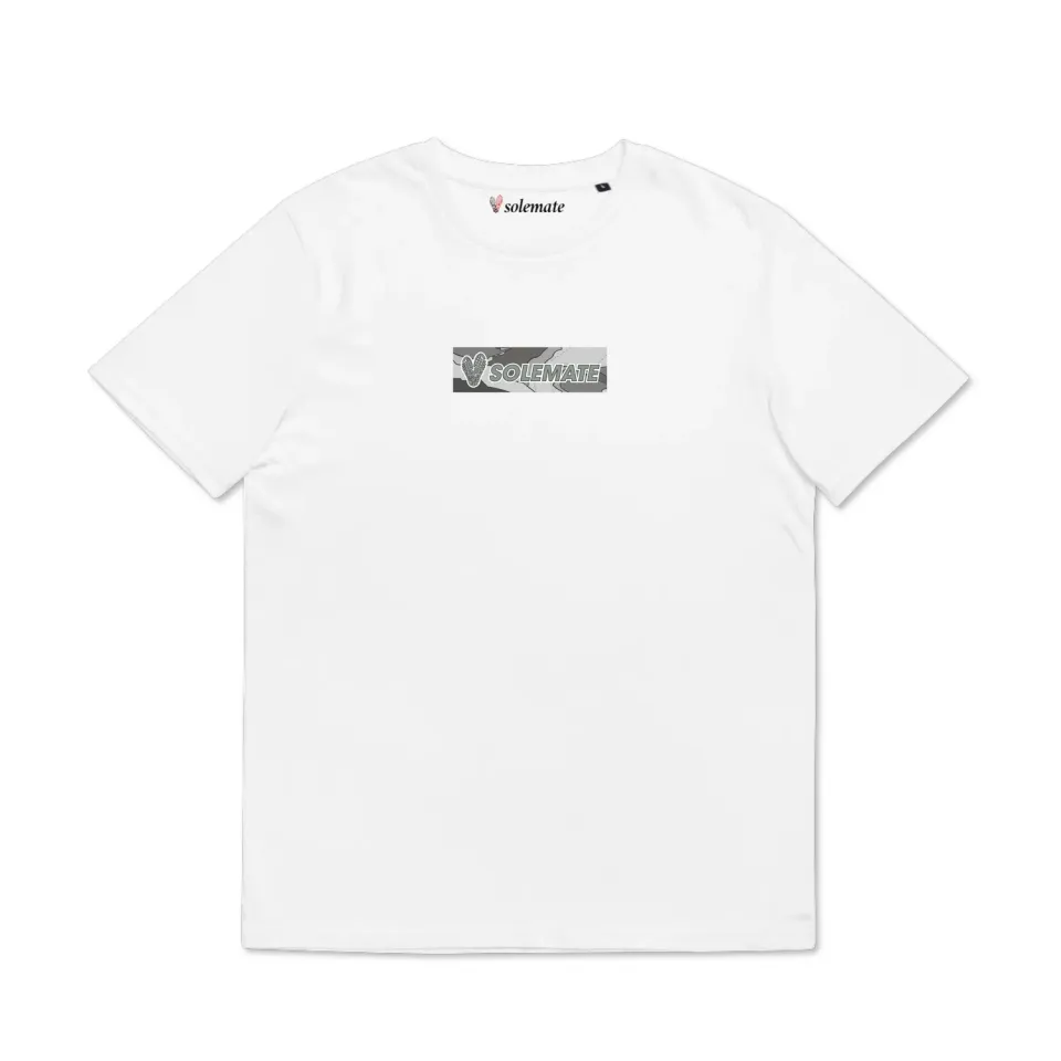 Solemate Protection Box Logo t-shirt bianca cotone organico