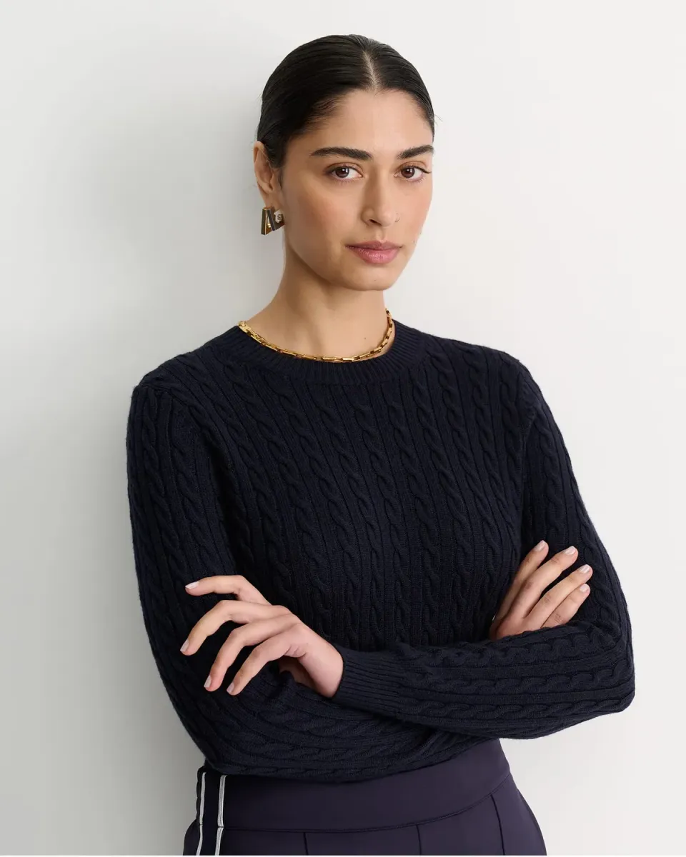 Sportscraft Baby Cable Maglione trecce lana merino