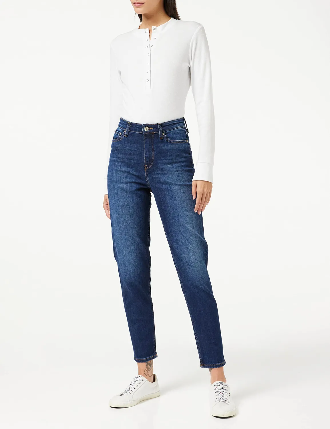 Tommy Hilfiger Gramercy Izza Jeans Donna Tapered Vita Alta