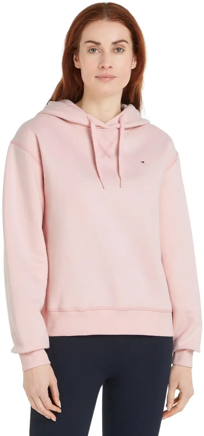 Tommy Hilfiger Flag felpa cappuccio donna cotone blu