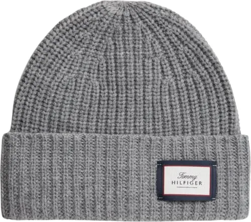 Tommy Hilfiger TH Wool Beanie AM0AM14526 berretto grigio