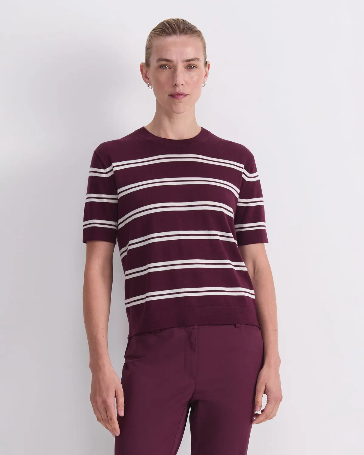 Sportscraft Francis t-shirt merino extrafine scollo rotondo