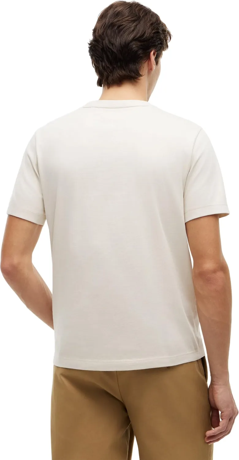 Tommy Hilfiger Seasonal Solid Tee t-shirt uomo beige scollo rotondo