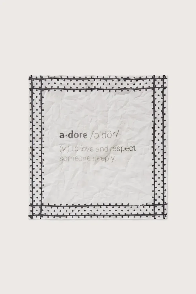 Massimo Alba Hanky1 fazzoletto voile cotone nero