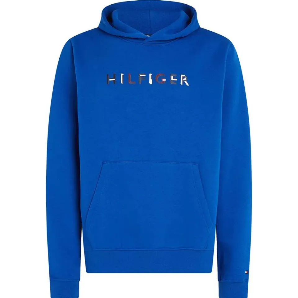 Tommy Hilfiger Felpa con Cappuccio Uomo Blu S classica