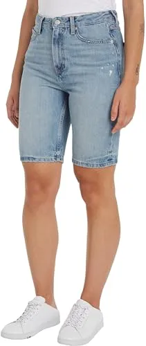 Tommy Hilfiger Slim Fit shorts jeans donna 30W denim