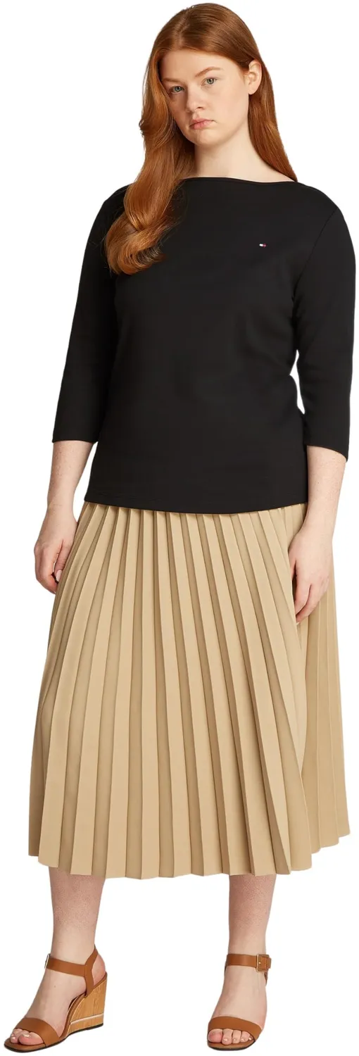 Tommy Hilfiger Cody maglia donna scollo barca nera 48